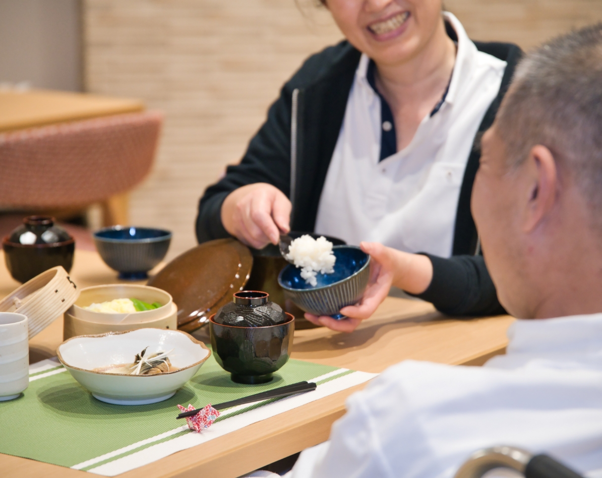 食事の様子